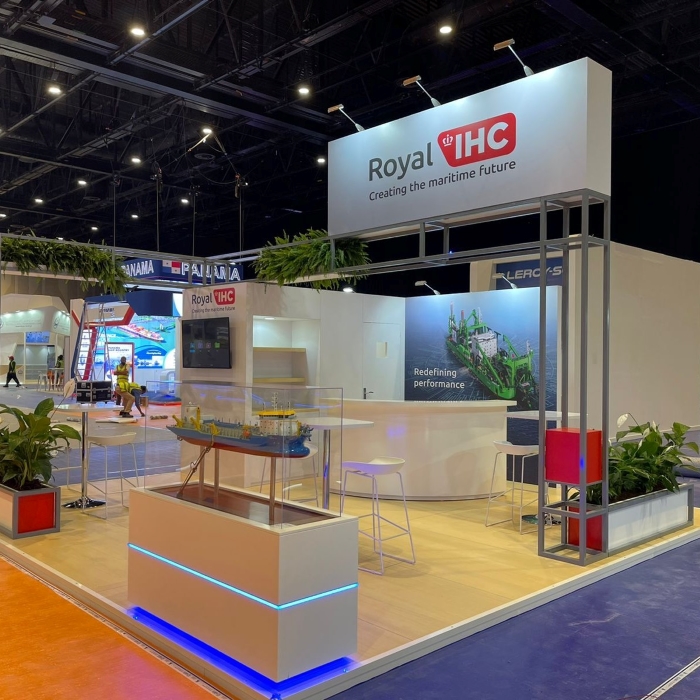 IHC stand at seatrade show